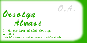 orsolya almasi business card