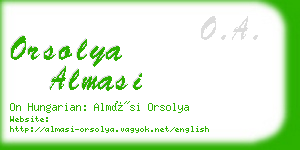 orsolya almasi business card